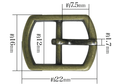 12mm美錠1206のサイズ寸法