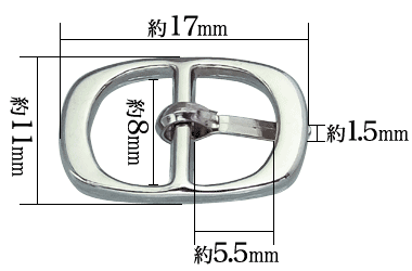 8mm美錠3104ニッケル鍍金サイズ