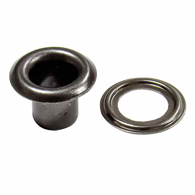 ハトメ18足長（黒ニッケル）