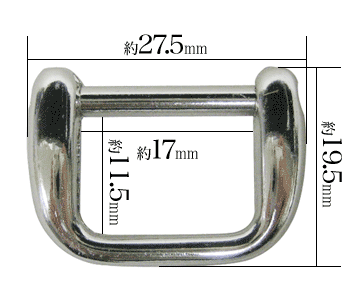 276番ネジ式手カン18mm寸法