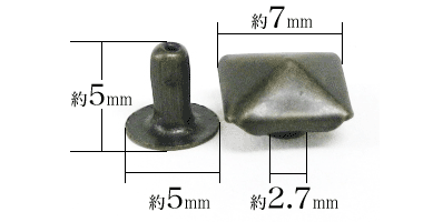 特小角ピラミッド（アンティーク）寸法