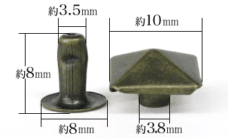 角ピラミッド(アンティーク)寸法