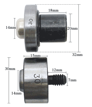 15mm鳩目打駒：アイレット30用│小さい金具パーツ専門店パーツラボ