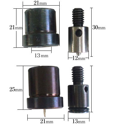 打駒ホックNo2用寸法