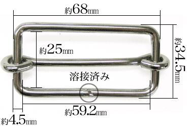 一本線送り60mm寸法