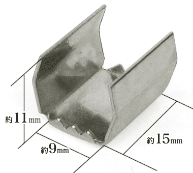 ツメ幅6mmのTA-85（ニッケル）寸法サイズ