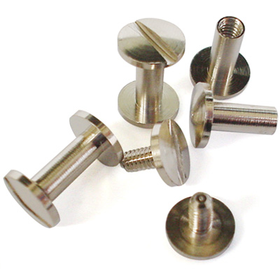ネジ式ビス4×10mm（ニッケル）