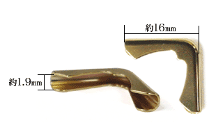 隅金K-1は16mm角を保護します、厚み1.9mmまで